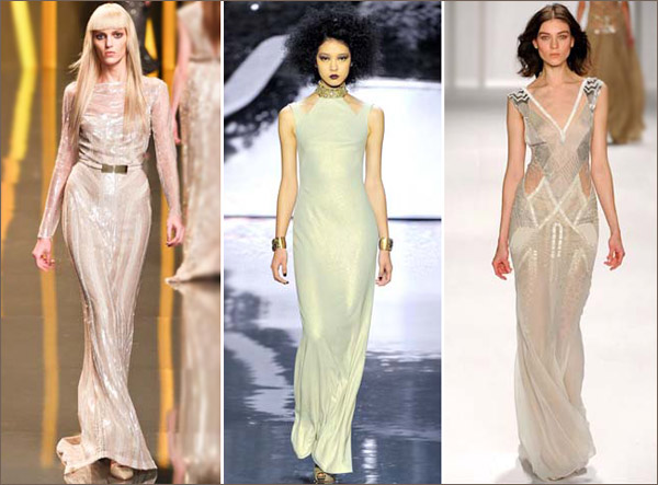 Модные вечерние платья осень-зима 2012-2013