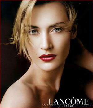 Кейт Уинслет в рекламе помады Lancome