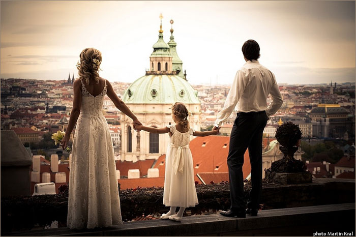 Фотосессия свадьбы в Праге