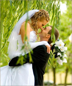 Жених и невеста. Фото Дмитрия Соколова