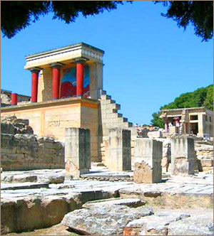 Кносский дворец на острове Крит