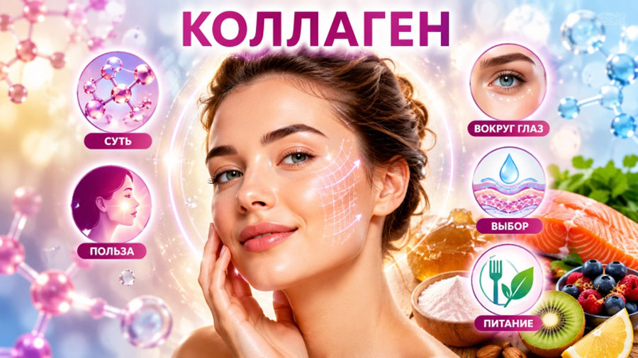 Коллаген для кожи: как сохранить упругость лица и зоны вокруг глаз
