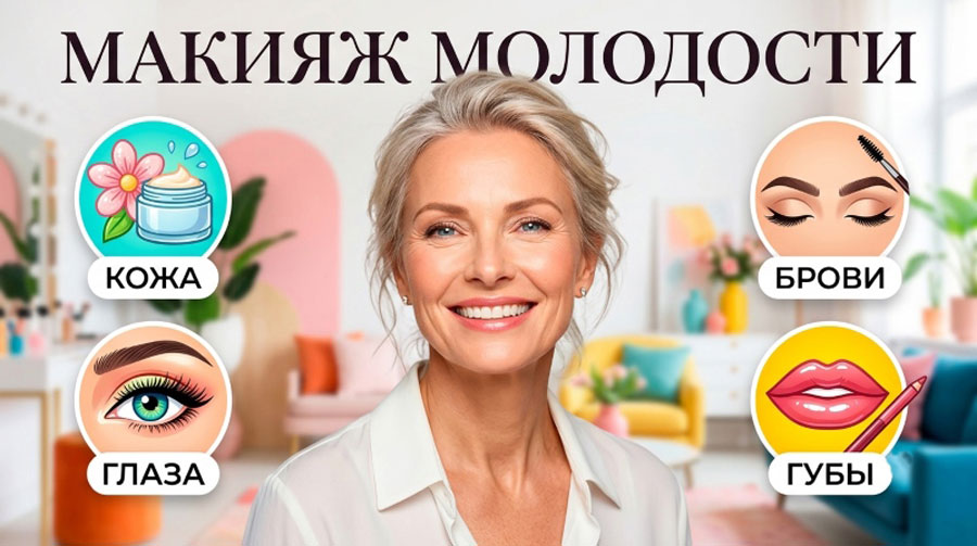 Макияж после 40: главные правила, которые реально молодят