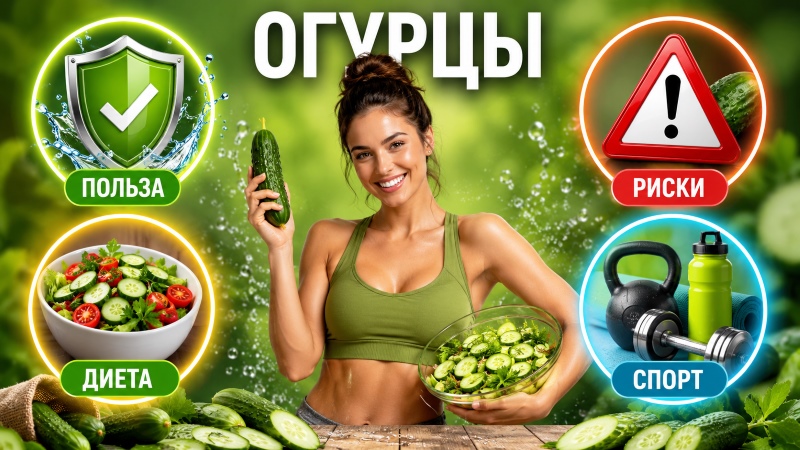 Диета на огурцах: польза, риски, сравнение диет и совместимость со спортом