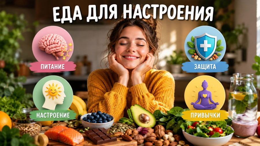 Продукты для настроения: что съесть, чтобы победить тревогу и усталость