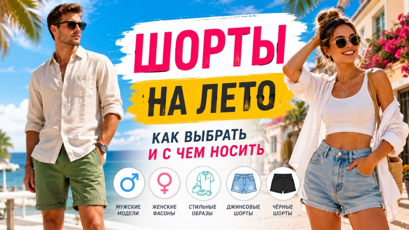Летние шорты: полный гид по выбору, стилю и сочетаниям