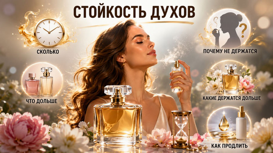 Сколько держатся духи на коже и как продлить стойкость: полное руководство