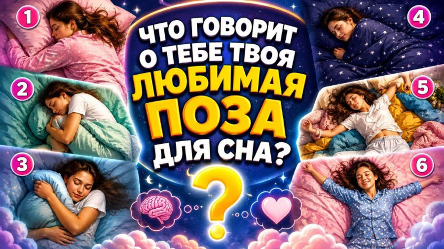 Что говорит о тебе твоя любимая поза для сна