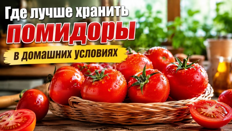 Где лучше хранить помидоры в домашних условиях