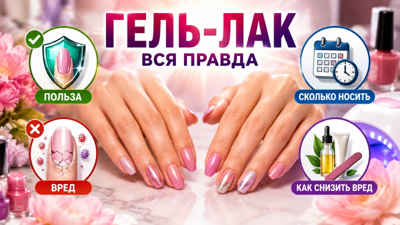 Гель-лак: вся правда о пользе, вреде и безопасной носке
