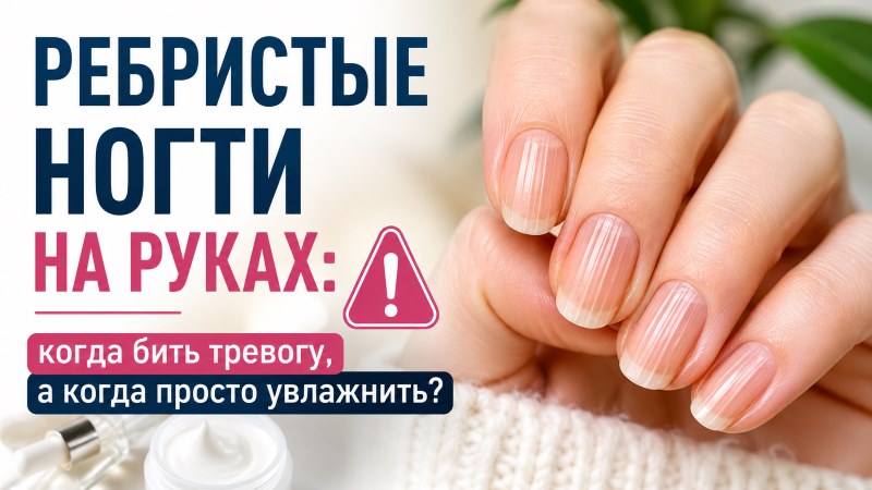 Ребристые ногти на руках: причины появления и способы лечения у женщин и мужчин