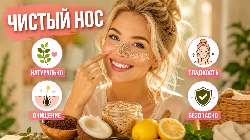 Скраб от черных точек в домашних условиях: прощай, «клубничный нос»!
