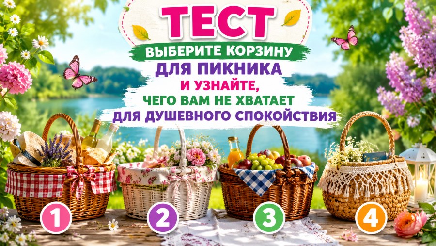 Тест: выберите корзину для пикника и узнайте, чего вам не хватает для душевного спокойствия