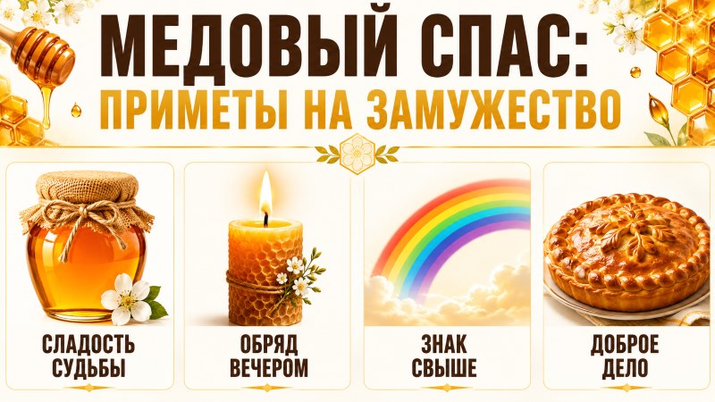Медовый Спас: приметы на замужество