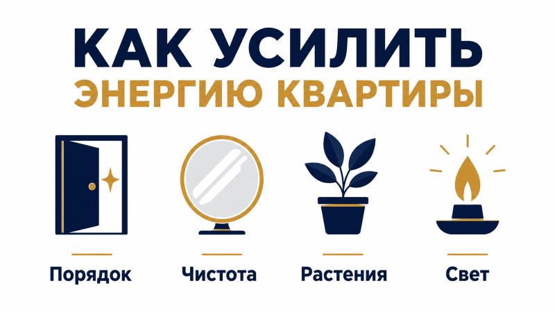 Как усилить энергию квартиры: порядок, чистота, растения, свет