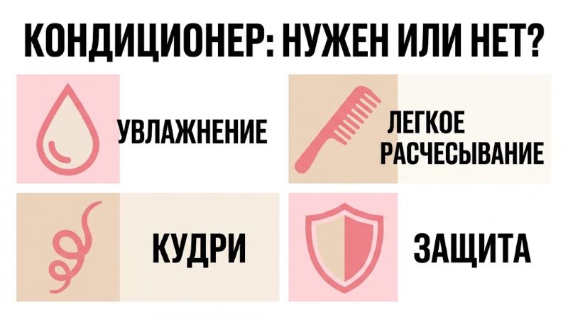 Инфографика: зачем нужен кондиционер для волос