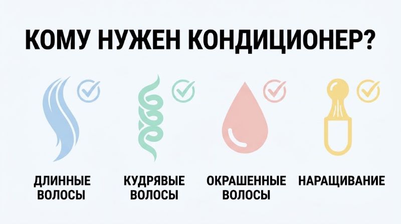 Кому нужен кондиционер для волос: типы волос