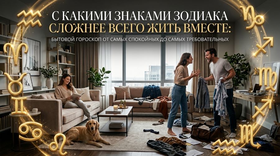 С какими знаками Зодиака сложнее всего жить вместе: бытовой гороскоп от самых спокойных до самых требовательных