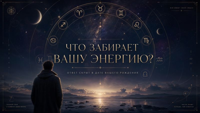 Энергетический вампир по дате рождения: что забирает вашу энергию