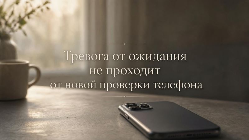 Тревога ожидания: как перестать ждать сообщения и проверять телефон