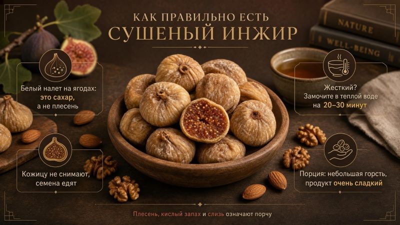 Как правильно есть сушеный инжир: советы