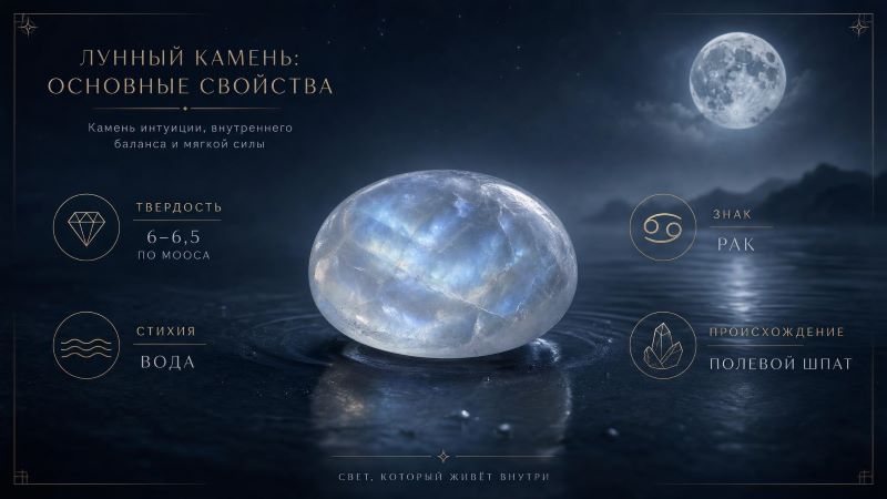 Лунный камень: основные свойства и характеристика