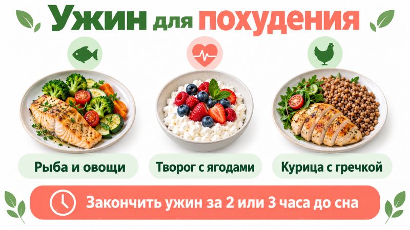 Варианты ужина для похудения: рыба, творог и курица