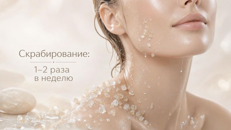 Как часто делать скраб: 1-2 раза в неделю для тела и лица