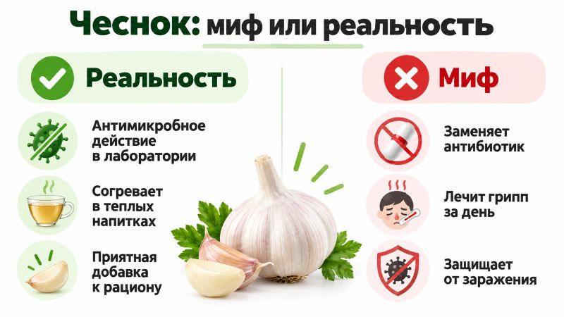 Чеснок: мифы и реальность — польза и заблуждения