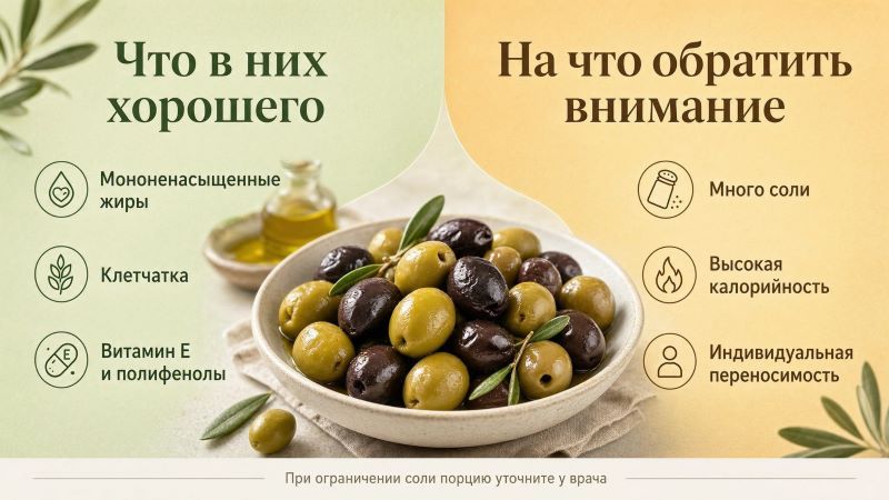 Польза и вред оливок и маслин: что важно знать