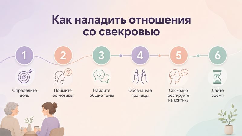 6 шагов, как наладить отношения со свекровью: инструкция