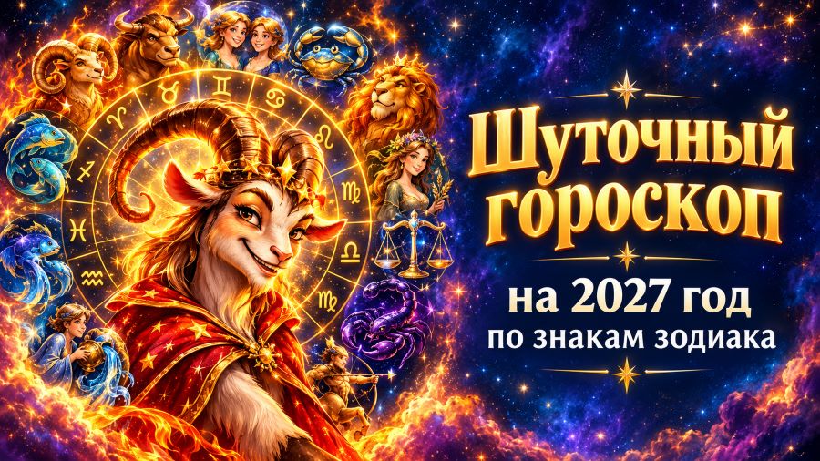 Шуточный гороскоп на 2027 год по знакам зодиака
